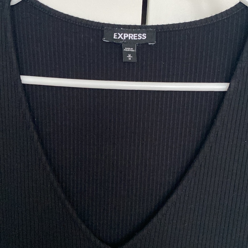 Express V Neck Top - Picture 2 of 3